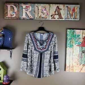 Anthropologie Akemi + kin top blouse medium